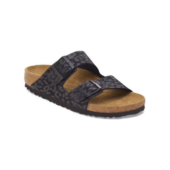 Birkenstock Arizona Synthetics Unisex Sandals – Leo Black - Picture 2 of 5